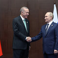 Turkijos prezidentas Recepas Tayyipas Erdoganas ir Rusijos lyderis Vladimiras Putinas