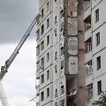 Po smūgio Belgorode subyrėjo daugiabutis