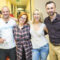 Giedrius Savickas, Gintarė Latvėnaitė, Ineta Stasiulytė ir Eimutis Kvo&scaron;čiauskas