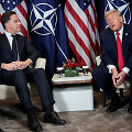 Markas Rutte, Donaldas Trumpas / REUTERS