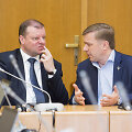 Saulius Skvernelis ir Ramūnas Karbauskis