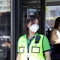 Vie&scaron;ojo transporto kontrolė Vilniuje primena keleiviams dėvėti kaukes