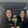 Pareigūnės Au&scaron;ra Anglickienė ir Vilma Rumovskienė