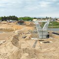 Būsimojo pėsčiųjų ir dviratininkų tilto statybos