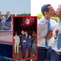 Ralfo Schumacherio ir &Eacute;tienne Bousquet-Cassagne vestuvių akimirka