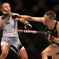 Carla Esparza ir Rose Namajunas