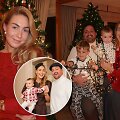 Greta Meschino su &scaron;eima kalėdi&scaron;kuose savo namuose