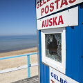 Vandalų suniokotas gelbėtojų postas