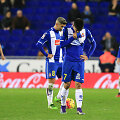 Barselonos &bdquo;Espanyol&ldquo; futbolininkai.