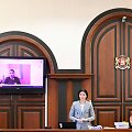 Į teismo posėdį Sakartvele Michailas Saaka&scaron;vilis prisijungė vaizdo ry&scaron;iu