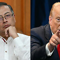 Gustavo Petro ir Donaldas Trumpas / FEDERICO PARRA ANDREW CABALLERO-REYNOLDS / AFP