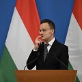 Vengrijos užsienio reikalų ministras Peteris Szijjarto / FERENC ISZA / AFP