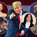 Donaldas Trumpas ir užsienio žvaigždės