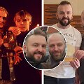 Grupės &bdquo;Delfinai&ldquo; nariai Stanislovas Stavickis-Stano ir Viačeslavas Saninas-Sweetas
