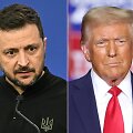Volodymyras Zelenskis ir Donaldas Trumpas