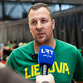 Lietuvos moterų krep&scaron;inio rinktinės treniruotė