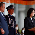 Taivano prezidentė Tsai Ing-wen ir Gvatemalos prezidentas Alejandro Giammattei