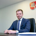 Vilius &Scaron;apoka savo darbo vietoje