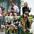 Natalija Bunkė ir Edgaras Eidėjus, Simona ir Jonas Nainiai, Monika Marija Paulauskaitė-Laukė ir Danielius Bunkus su sūnumi Kristupu 