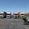 Humanitarinę pagalbą i&scaron; Turkijos vežantys vilkikai