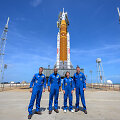NASA kelionės į Mėnulį komanda / Bill Ingalls/Nasa / ZUMAPRESS.com