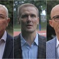 I&scaron; kairės: Jonas Kazlauskas, Robertas Javtokas, Edmundas Jakilaitis