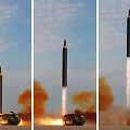 &Scaron;iaurės Korėjos raketa &bdquo;Hwasong-12&ldquo;