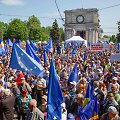 Europos Sąjungą palaikantys Moldovos gyventojai