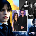 Jenna Ortega su serialo &bdquo;Trečiadienė&ldquo; kolegomis