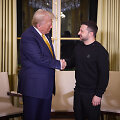 Donaldas Trumpas ir Volodymyras Zelenskis