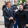 Emmanuelis Macronas ir Volodymyras Zelenskis / SIPA