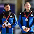 Vitalijus Tru&scaron;as (kairėje, M.Mura&scaron;kovskio vedlys) Maksimas Mura&scaron;kovskis (de&scaron;inėje)