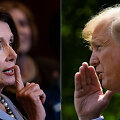 Nancy Pelosi ir Donaldas Trumpas