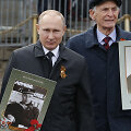 V.Putinas vėl prisijungė prie &bdquo;Nemirtingojo pulko&ldquo; eisenos dalyvių