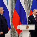Vengrijos ministras pirmininkas Viktoras Orbanas ir Rusijos prezidentas Vladimiras Putinas