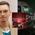 Mantas Bertulis su kompanija Ukrainoje pateko į avariją