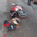 Mopedas &bdquo;Aprilia RS50&ldquo; po avarijos Alytuje 