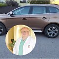 Kauno klinikų kardiologo R.Uniko vairuotas automobilis