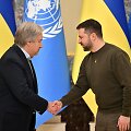 JT vadovas Antonio Guterresas ir Ukrainos lyderis Volodymyras Zelenskis