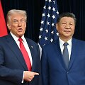 D. Trumpas ir Xi Jinpingas / ANDREW CABALLERO-REYNOLDS / AFP