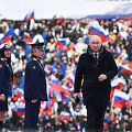 V.Putinas koncerte, skirtame karui Ukrainoje paremti