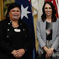 Nanaia Mahuta ir Jacinda Ardern