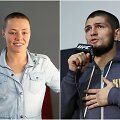 Rožė Namajunas ir Chabibas Nurmagomedovas