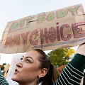 Protestas prie&scaron; abortų draudimą