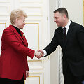 Dalia Grybauskaitė ir Eligijus Masiulis 2010 m.