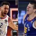 Vasilije Micičius ir Nikola Jokičius &ndash; atitinkamai Eurolygos ir NBA naudingiausi žaidėjai