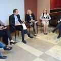 I&scaron; kairės R. Gylys, R. Trumbotaitė, R. Černiauskas, S. Jurgelevičienė, D. Balčėtienė, L. Bilkis, V. Gražulis