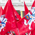Valstybės vėliavų pakėlimo ceremonija