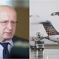 Andrius Kubilius, Frankfurto oro uoste nuo lėktuvo nuimamas ledo sluoksnis