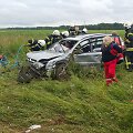 &Scaron;ilutės rajone nuo kelio nuvažiavo &bdquo;Opel Vectra&ldquo; su penkiais žmonėmis. 